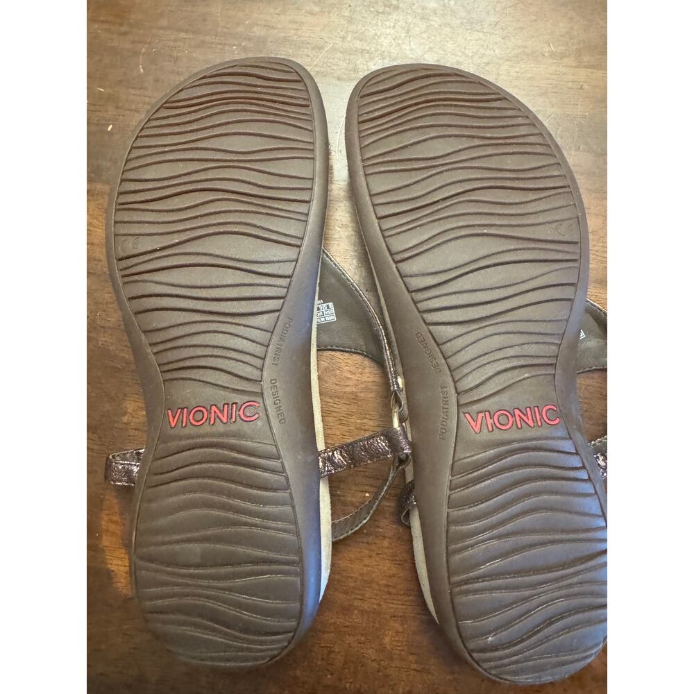 Women's vionic kirra sandal metallic bronze size 8.5 - Picture 4 of 5
